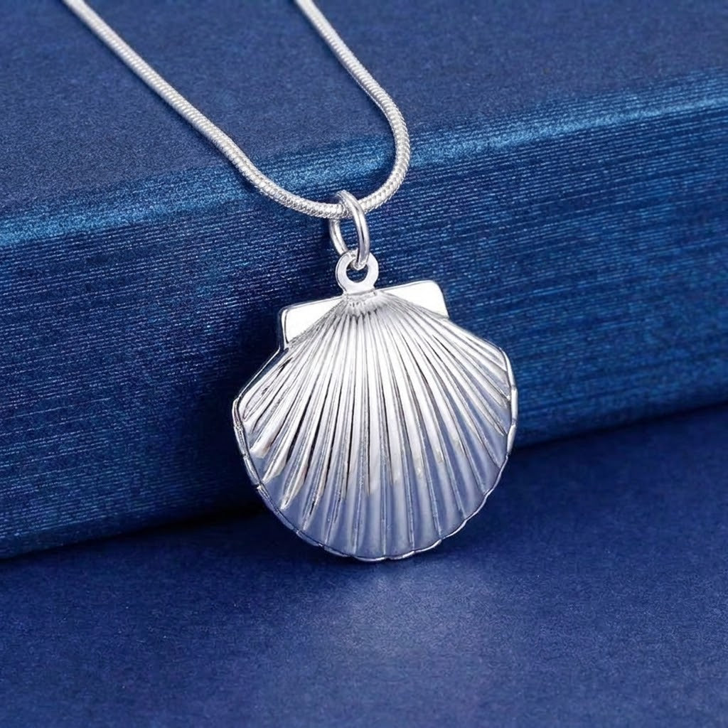 Sterling Silver Heart Keepsake Locket Necklace