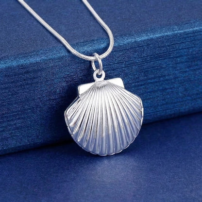 Sterling Silver Heart Keepsake Locket Necklace