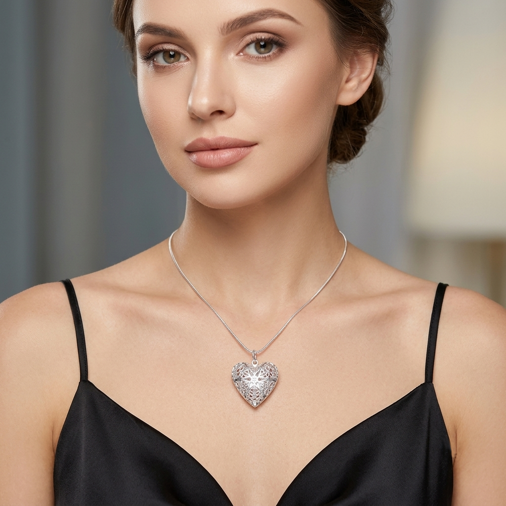 Sterling Silver Keepsake Locket