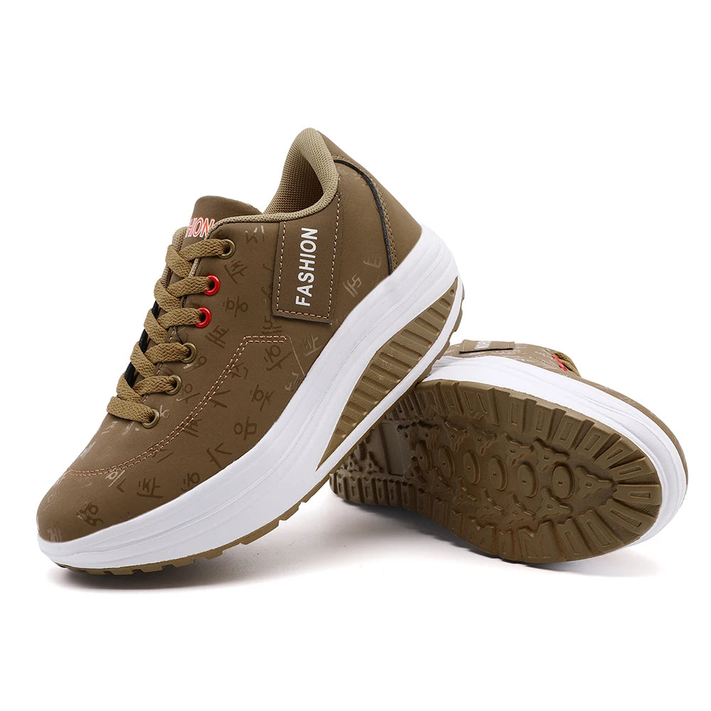 Aria Elevate Wedge Trainers