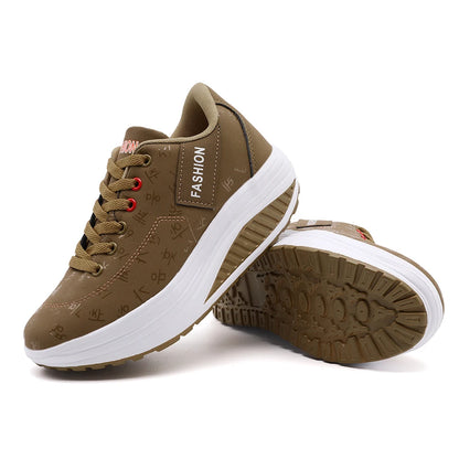 Aria Elevate Wedge Trainers