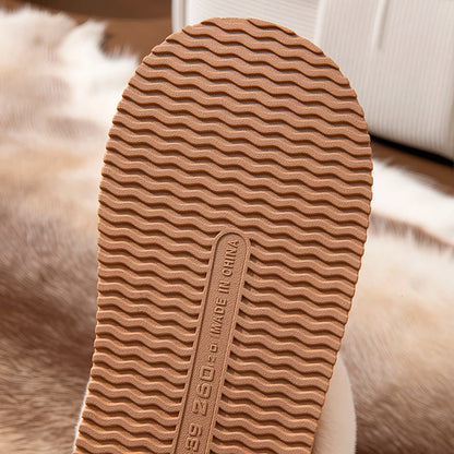 Sienna Plush Cuffed Slip Ons