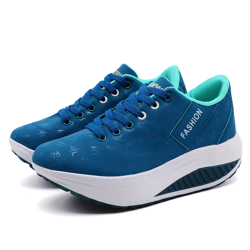 Aria Elevate Wedge Trainers