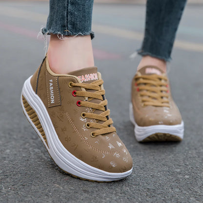 Aria Elevate Wedge Trainers