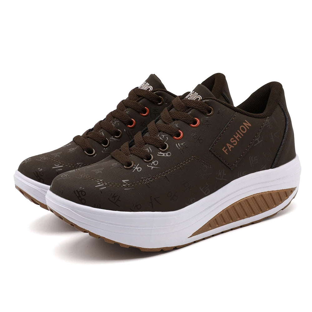 Aria Elevate Wedge Trainers