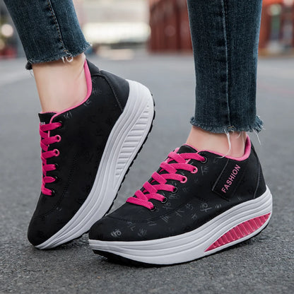 Aria Elevate Wedge Trainers